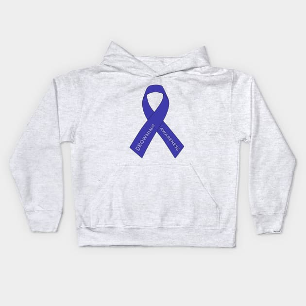 Drowning Awareness Kids Hoodie by DiegoCarvalho